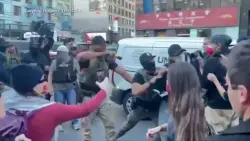 Immigration agents conducting sweep on NYC’s famed Canal Street confronted by protesters