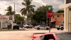 Man struck, taken to hospital after crash in Miami