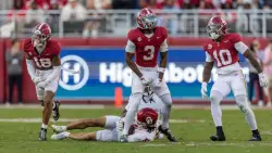 No. 11 Oklahoma travels with its defense again and upsets No. 4 Alabama 23-21