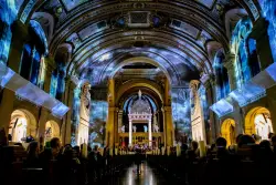 Colorful, immersive ‘Luminiscence’ makes its North American debut at Minneapolis’ Basilica of St. Mary