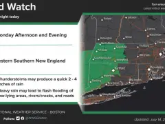 Western Mass. counties under flood watch through Tuesday